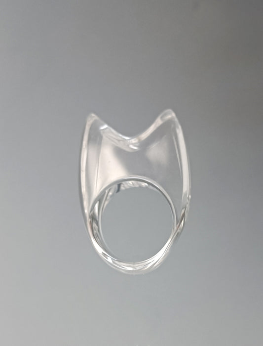 Large Acrylic Cat Ring