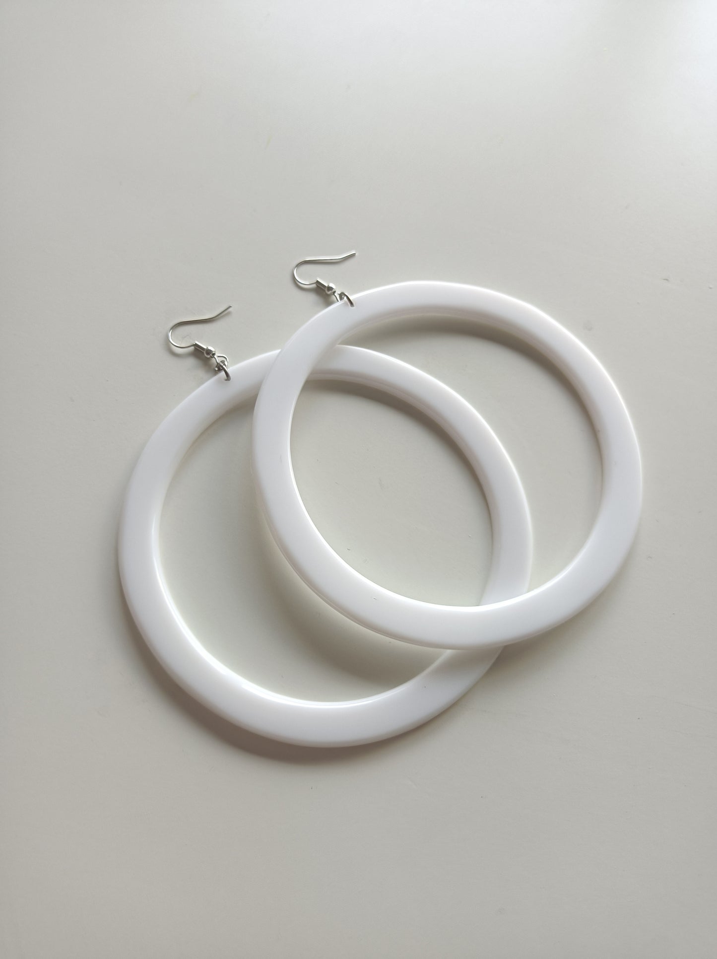 Huge Acrylic Hoop Earrings