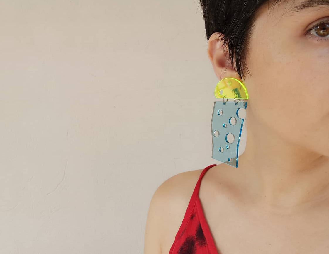 Summer Cocktail Acrylic Earrings