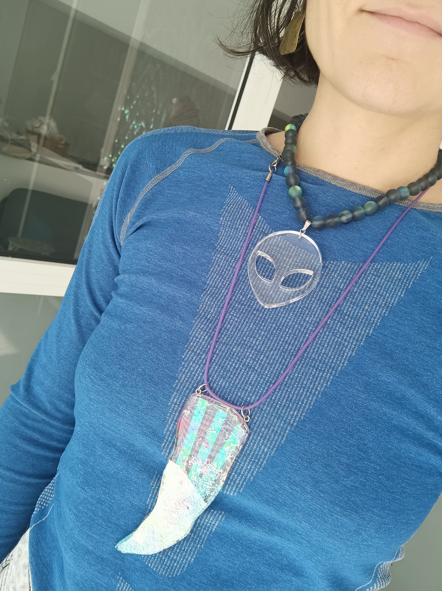 Alien Pendant Necklace