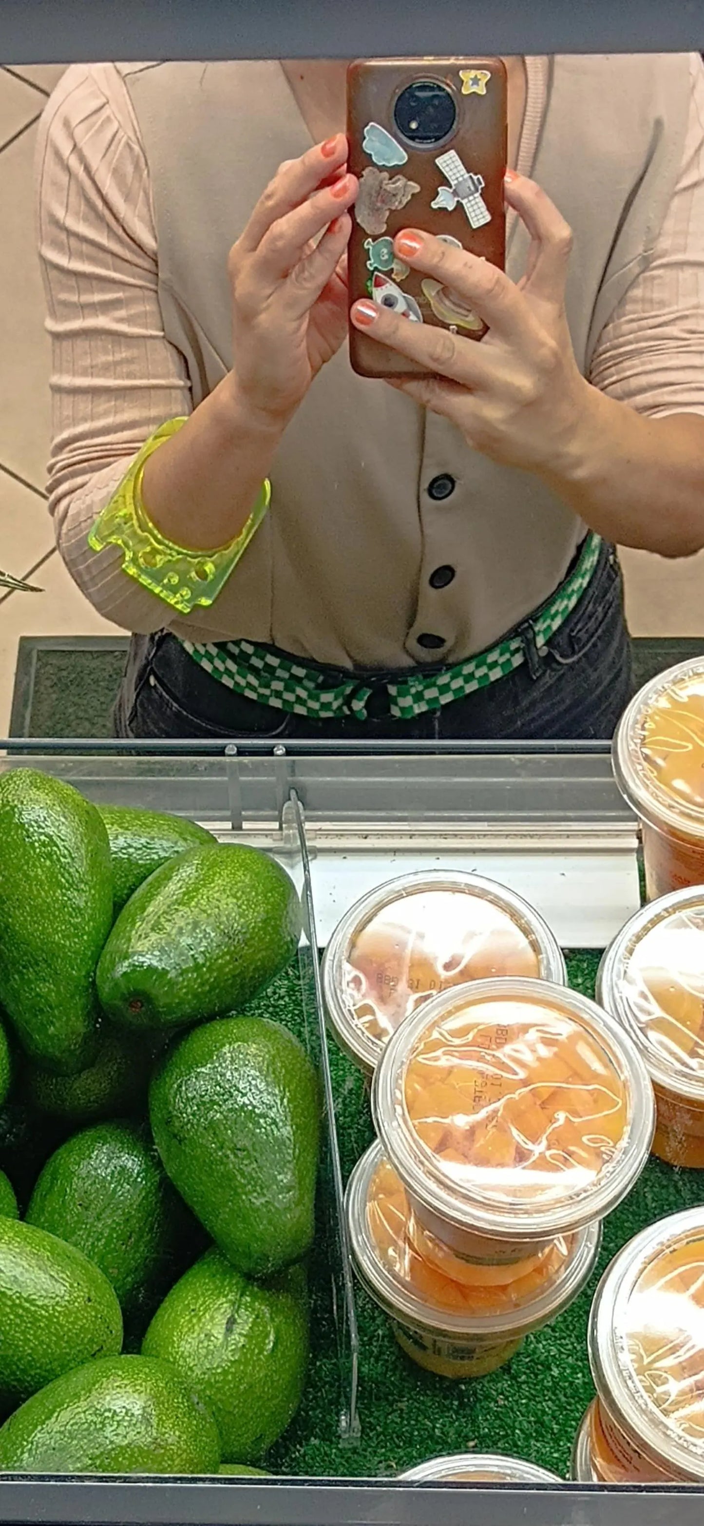 Bracelet en acrylique transparent