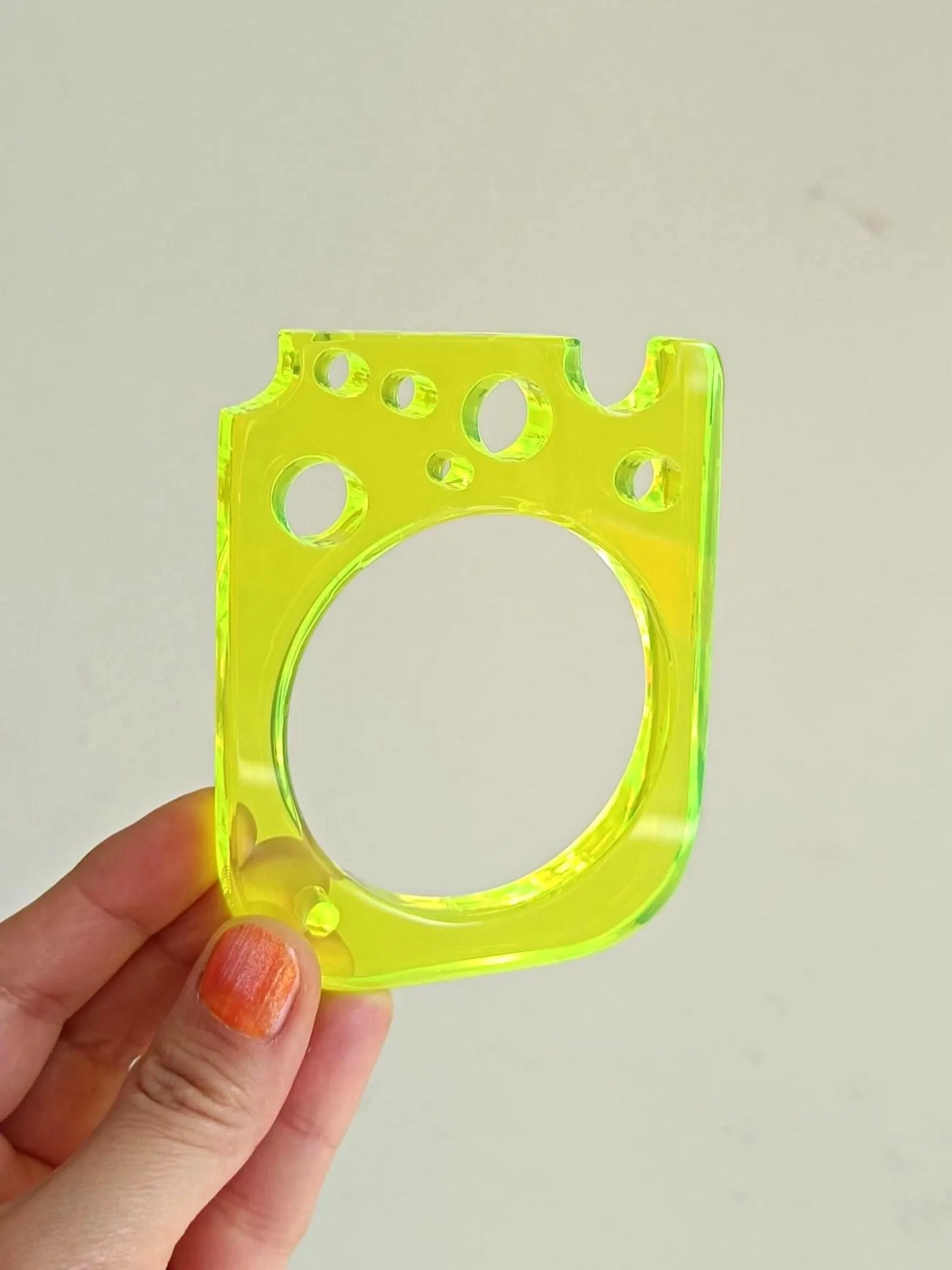 Bracelet en acrylique transparent