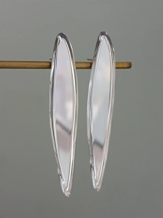 Mirrored Acrylic Pointy Earrings