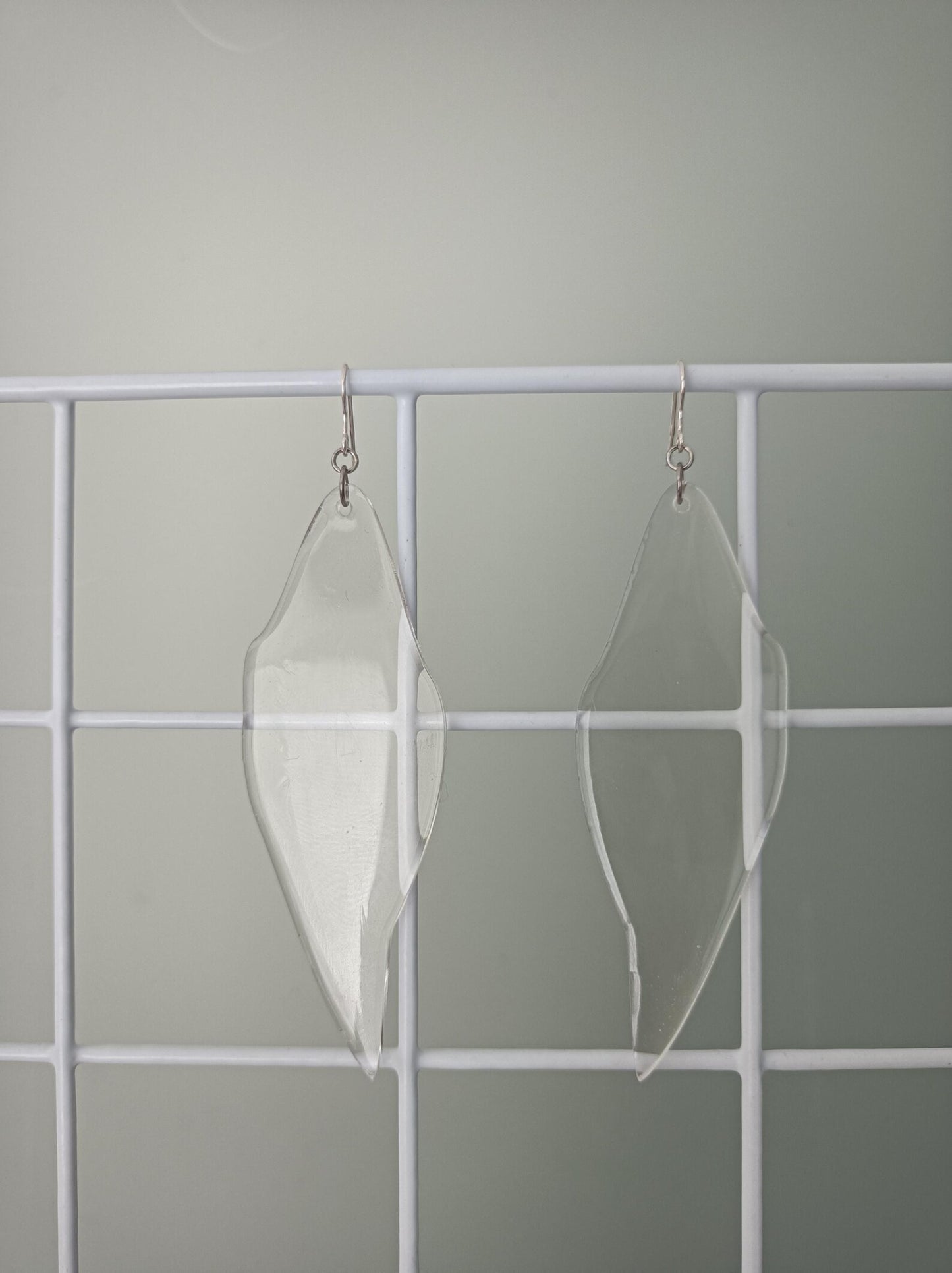 Clear Dangle Earrings