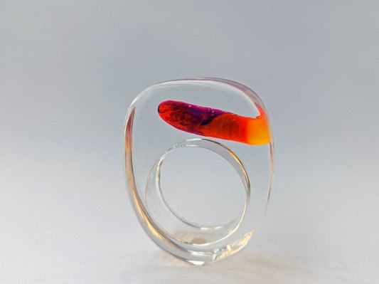 Chunky Lucite Statement Ring