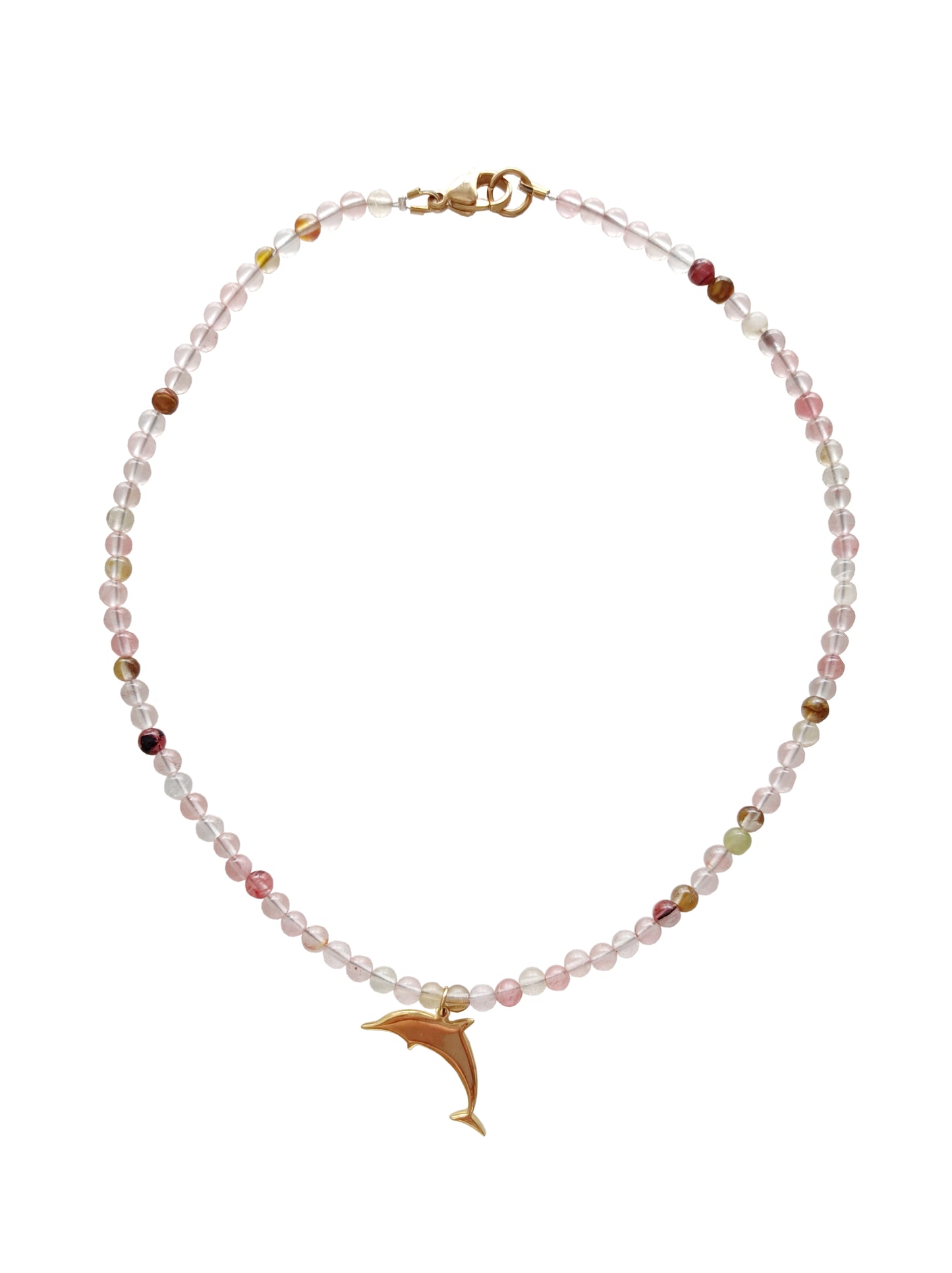 Strawberry Dolphin Necklace