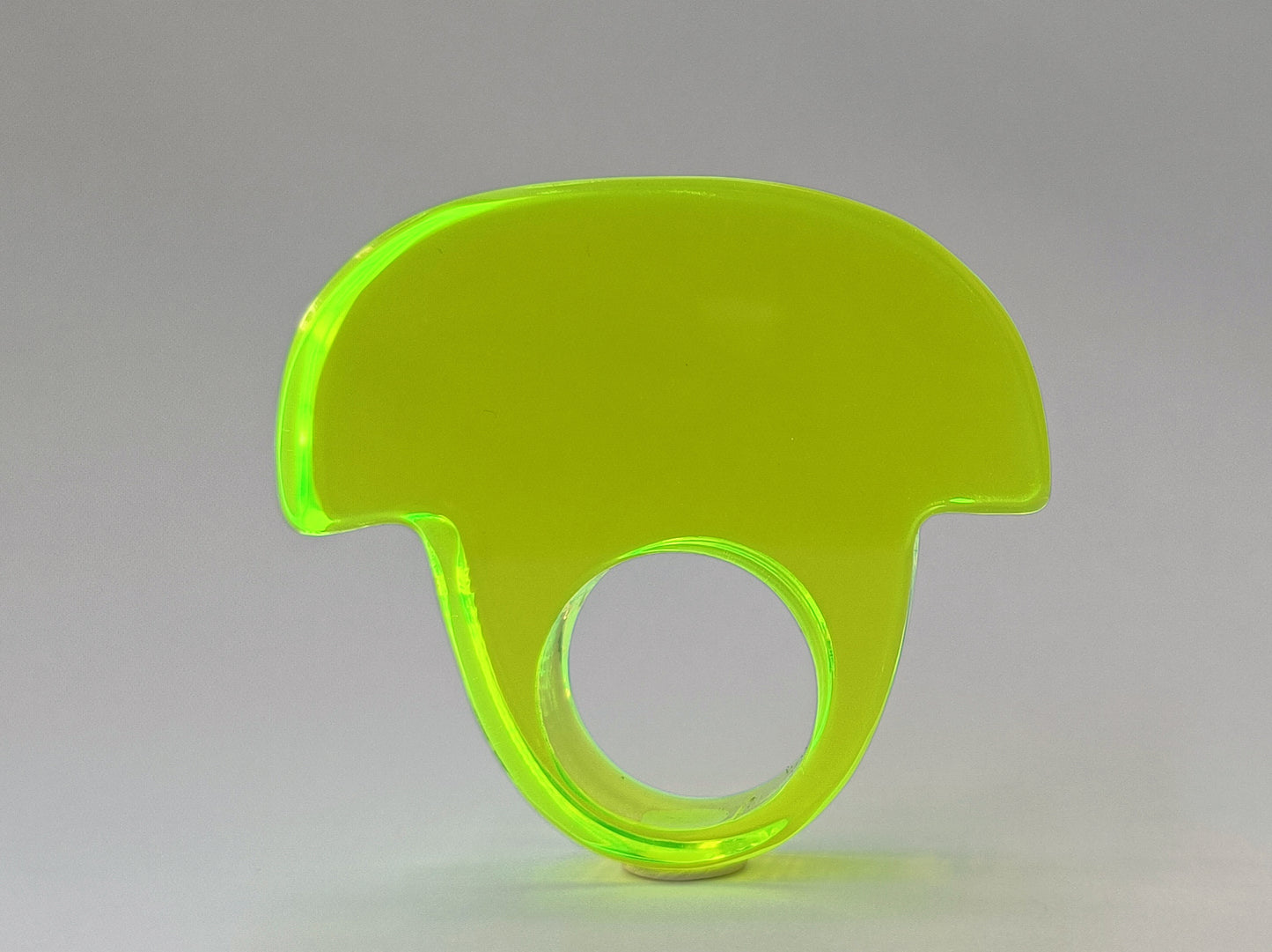 Huge Neon Acrylic Statement Ring